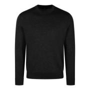 Ren ull crew-neck genser Fw24