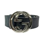 Pre-owned Leather belts