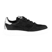 Stilig Svart Stoff Sports Sneaker