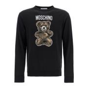 Teddy Bear Jacquard Bomull T-skjorte