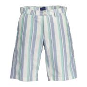 Hvit Bermuda Shorts med Logo