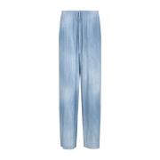 Trykte Wide Leg Jeans