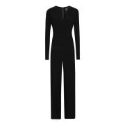 V-hals jumpsuit for kvinner