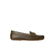 Leather Loafers Barnsbury med logo