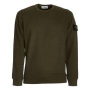 Mose Børstet Bomull Fleece Sweatshirt