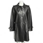 Pre-owned Leather outerwear