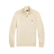 Half-Zip Strikket Genser