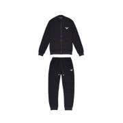 Sort bomulls sweatsuit høst/vinterkolleksjon