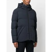 Sierra Supreme Blå Stretch Nylon Puffer