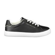 Sort Polyester Sneaker for Kvinner