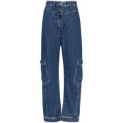 Indigo Denim High-Rise Jeans