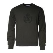 Logo Detalj Bomull Pullover Genser