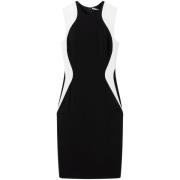 Sort/Hvit Bodycon Kjole