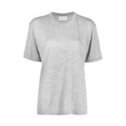 Luksus Ullblanding Crew Neck T-skjorte