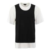 Kontrast Front Tank Top T-skjorte