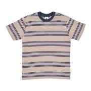 Stripet Crew Neck Tee Oxford Tan