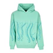 Outline Hoodie Mint Lettvekts Sweatshirt