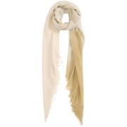 Beige Gradient Effekt Frynsekant Skjerf