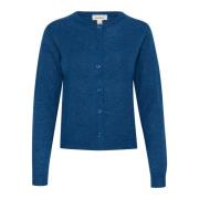 Grunn Cardigan Ensign Blue