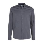 Slim Fit Poplin Skjorte