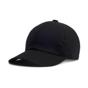 Svart Ull Baseball Cap Kvinner