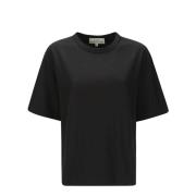 Oversized Crew-Neck Cotton T-Shirt