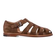 Brun Lær Fisker Sandal