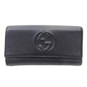 Pre-owned Leather wallets