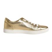 Gull Metallic Logo Sneakers med Gummisåle