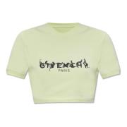 Cropped Crew Neck T-skjorte