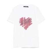 T-skjorte Karl Lagerfeld karl heart a1w17115