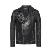 Conroy Leather Biker Skinnjakke