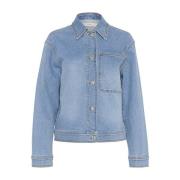 Lyseblå Inwear Denimjakke Pheifferiw Jacket Jakke