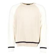 Klassisk Beige Pullover Genser