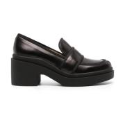 Block Heel Loafers for kvinner