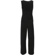 Sort Ermeløs Jumpsuit