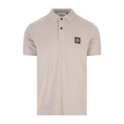 Brun Polo Skjorte med Compass Logo