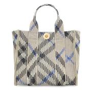 Jacquard Strikket Mini Tote Bag