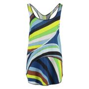 Jersey Tank Top med Iride Print