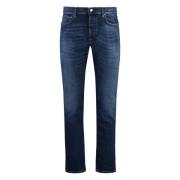 Slim Fit Jeans med Metall Detaljer