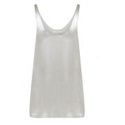 Silke Tank Top i 100% Silke Stoff