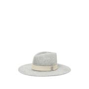 Ullfilt bred brem fedora