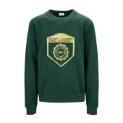 Herre Pullover Sweatshirt med Merke Print