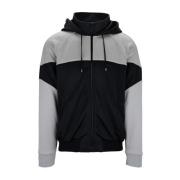 Herre Zip Hoodie med høy krage