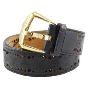 Pre-owned Leather belts