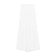 Ninfa Wide Leg Bukser Hvit