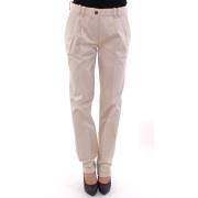 Elegant Beige Regular Fit Bukse