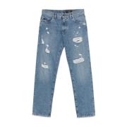 Brodert Logo Denim Jeans