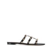 Sorte Rockstud Sandaler