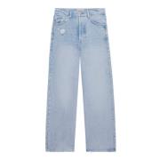 Ocean Breeze Distress Cropped Jeans